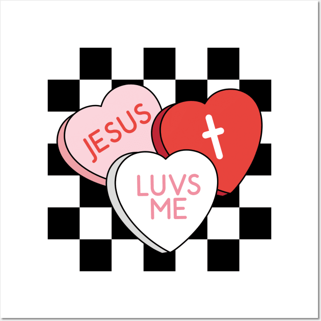 Jesus Luvs Me Wall Art by DaphInteresting